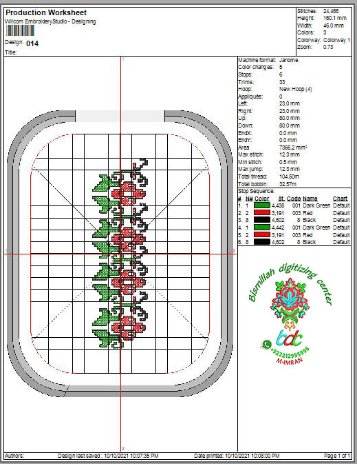Cross Stitch Embroidery 014